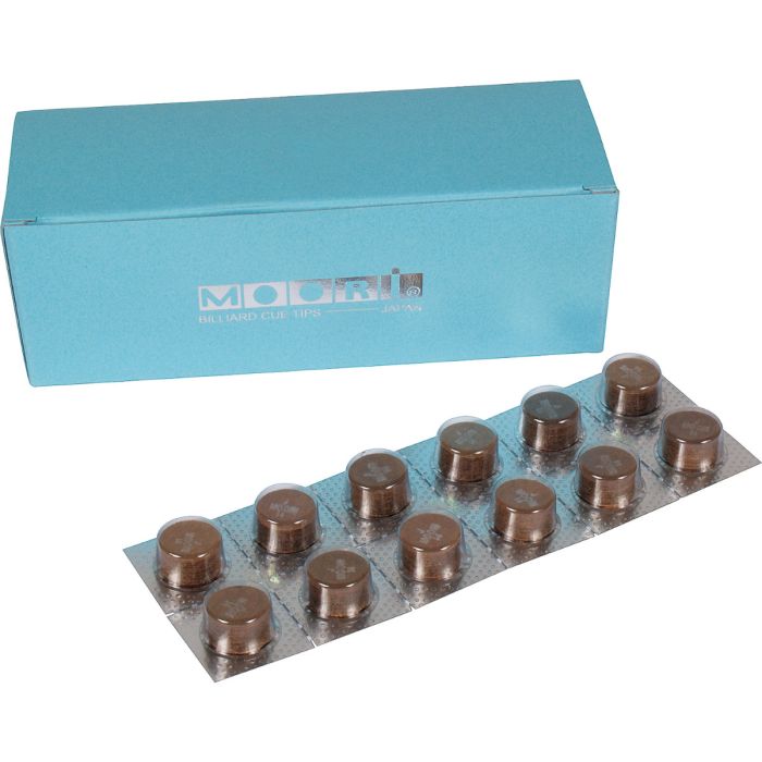 Moori Jewel cue tip Medium 14mm zwart (1st.) online kopen Buffalo.nl