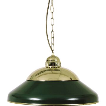 Lamp type biljart Solo 45cm. koper/groen online kopen | Buffalo.nl