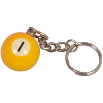 Sleutelhanger poolball 25 mm Nr. 1 online kopen | Buffalo.nl
