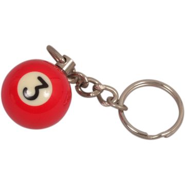 Sleutelhanger poolball 25 mm Nr. 3 online kopen | Buffalo.nl