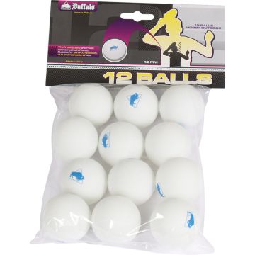 Tafeltennisballen Buffalo Hobby Outdoor 12st. online kopen | Buffalo.nl