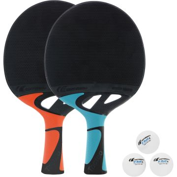 Cornilleau Tacteo duo set 2 Tacteo bats en pingpongballen | Buffalo.nl