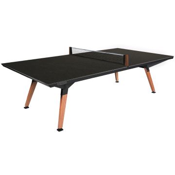 Table de ping-pong d'extérieur pliable bleue en bois et métal – Garden -  Fas Pendezza