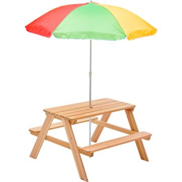 Plum kinder picknicktafel met parasol online kopen | Buffalo.nl