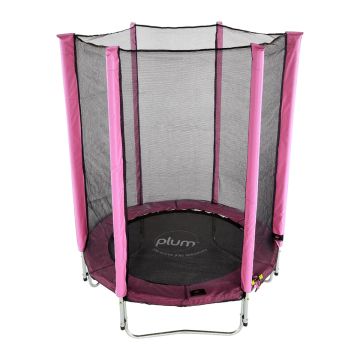 Plum trampoline Junior met veiligheidsnet roze 4ft online kopen | Buffalo.nl