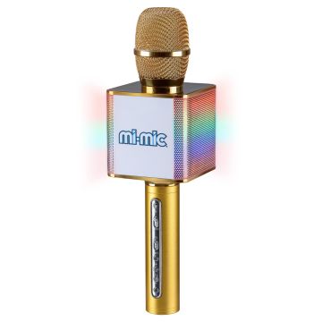 Mi-Mic Karaoke Microfoon Speaker Goud