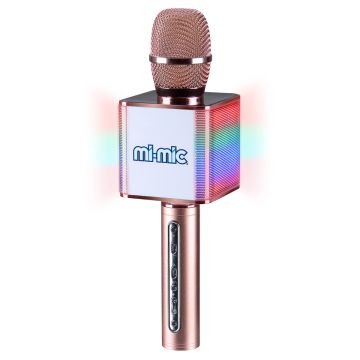 Mi-Mic Karaoke Microfoon Speaker Roze