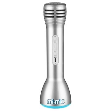 Mi-Mic Mini Karaoke Microfoon zilver