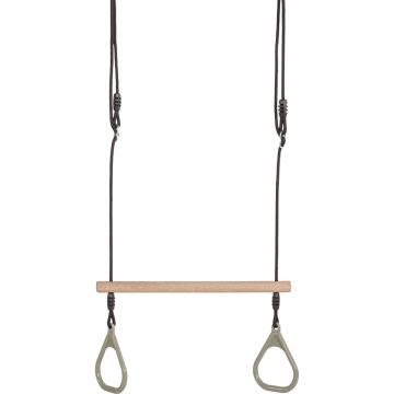 Dice houten ringtrapeze pastelgroen online kopen | Buffalo.nl