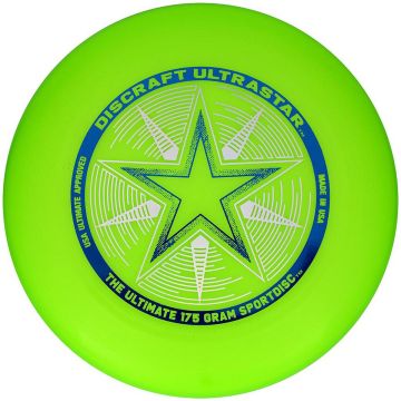 Discraft frisbee Ultrastar 175 gram groen online kopen | Buffalo.nl