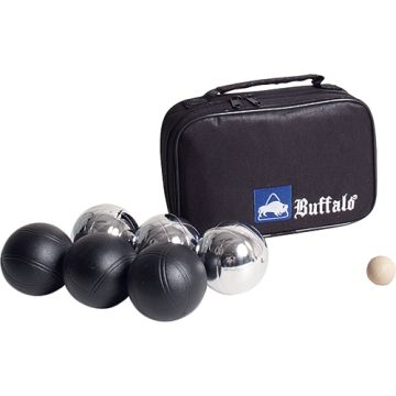 Jeu de boules set gepoedercoat metaal (6st.) 