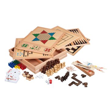 Philos houten game set Compendium 100 - Premium online kopen |Buffalo.nl