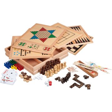 Philos houten game set Compendium 100 - Premium online kopen | Buffalo.nl