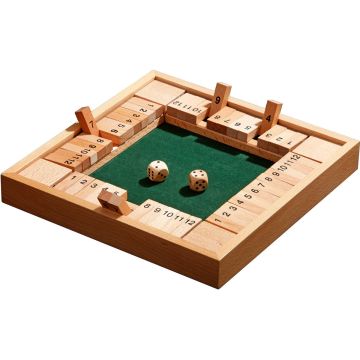 Philos Shut the Box 12 4 speler 245x245 mm online kopen | Buffalo.nl