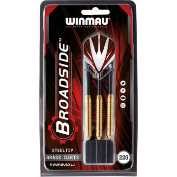 Winmau Broadside brass steeltip dartpijlen 22 gram online kopen | Buffalo.nl