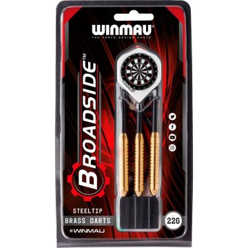 Winmau Broadside brass steeltip dartpijlen 22 gram online kopen | Buffalo.nl