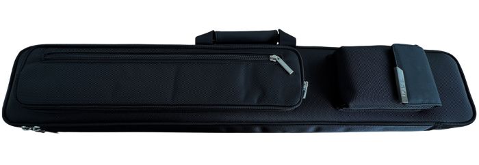 Buffalo cue bag Duo 2B/4S black with two external compartments